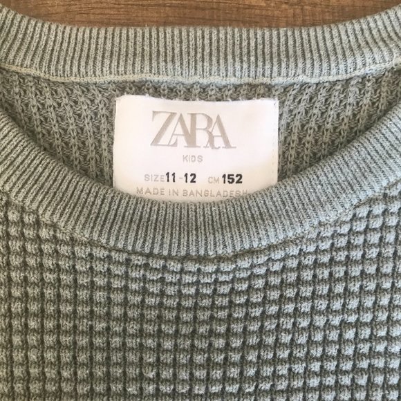 Zara green knit sweater - Picture 2 of 2